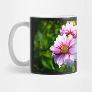 Large White Daisy Flower Mug